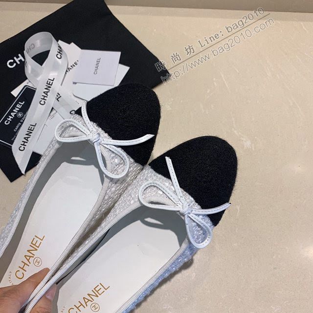 Chanel女鞋 香奈兒頂級芭蕾舞鞋 Chanel羊皮舒適平底鞋  naq1081